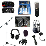 录音套装 录音棚专用 音乐工作室 专业录音话筒 声卡 监听耳机