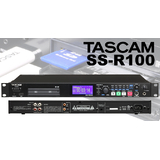 TASCAM SS-R100 CF SD USB 会议室机架式固态录放机 录音机